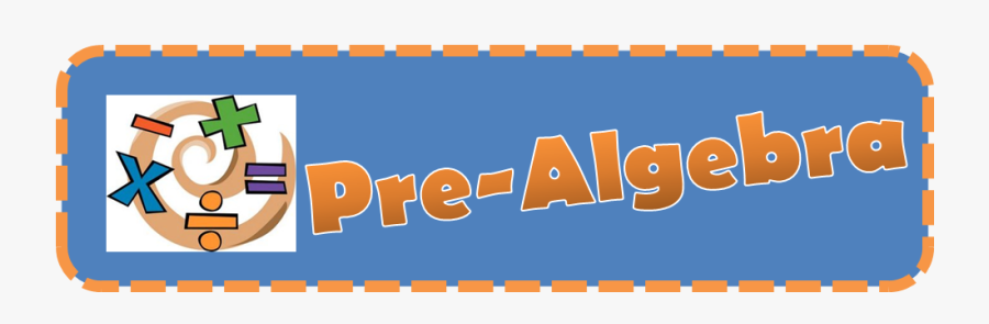 Clip Art Clip Black And - Pre Algebra, Transparent Clipart