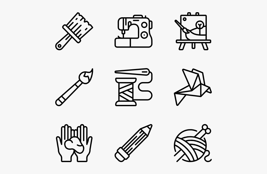 Arts And Crafts - Italian Food Icon Png, Transparent Clipart