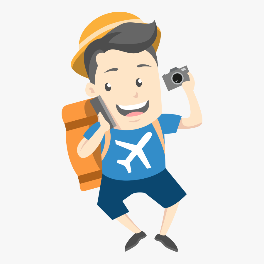 Traveller People Animated Png, Transparent Clipart
