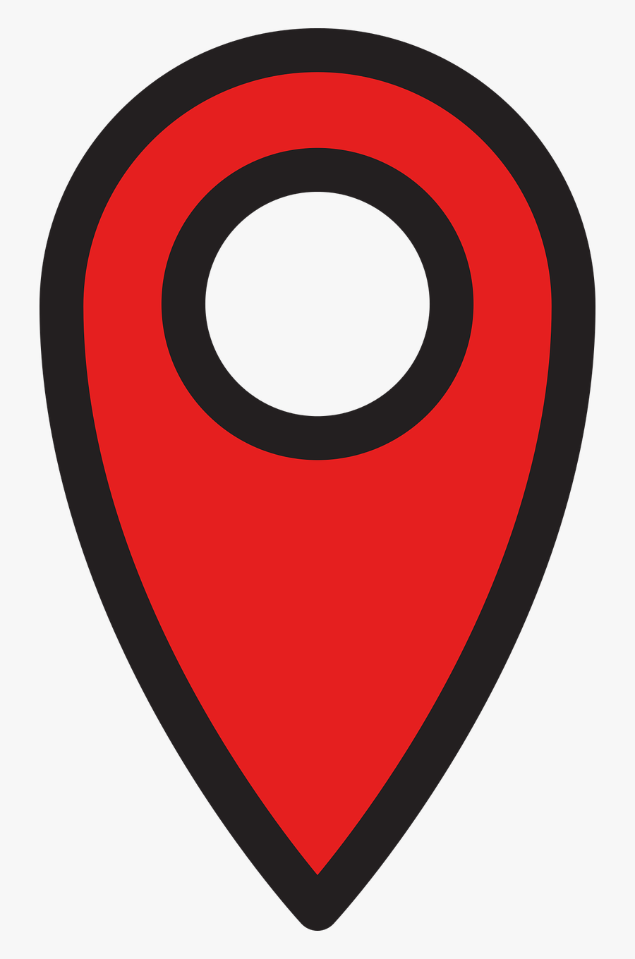 Pin, Location, Map, Icon - Transparent Map Location Icon Png, Transparent Clipart