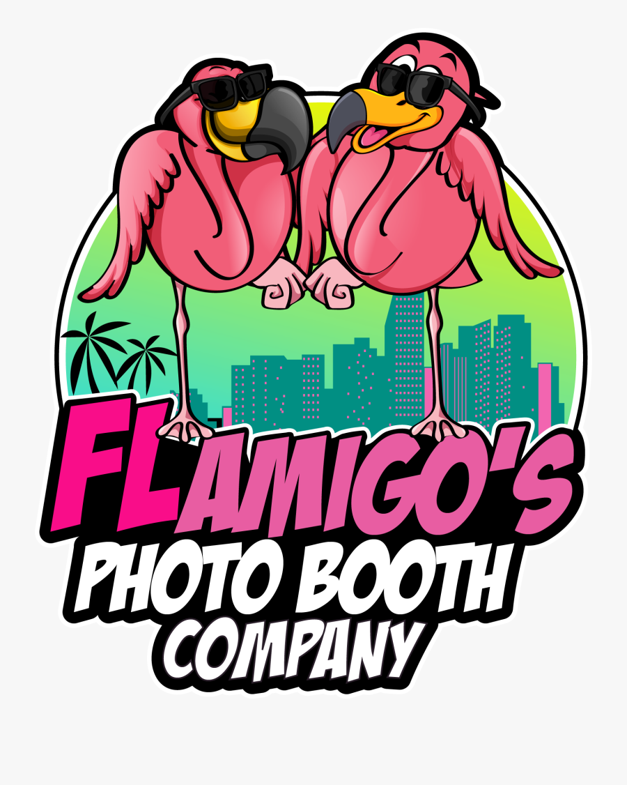 Flamigos Photo Booth - Illustration, Transparent Clipart