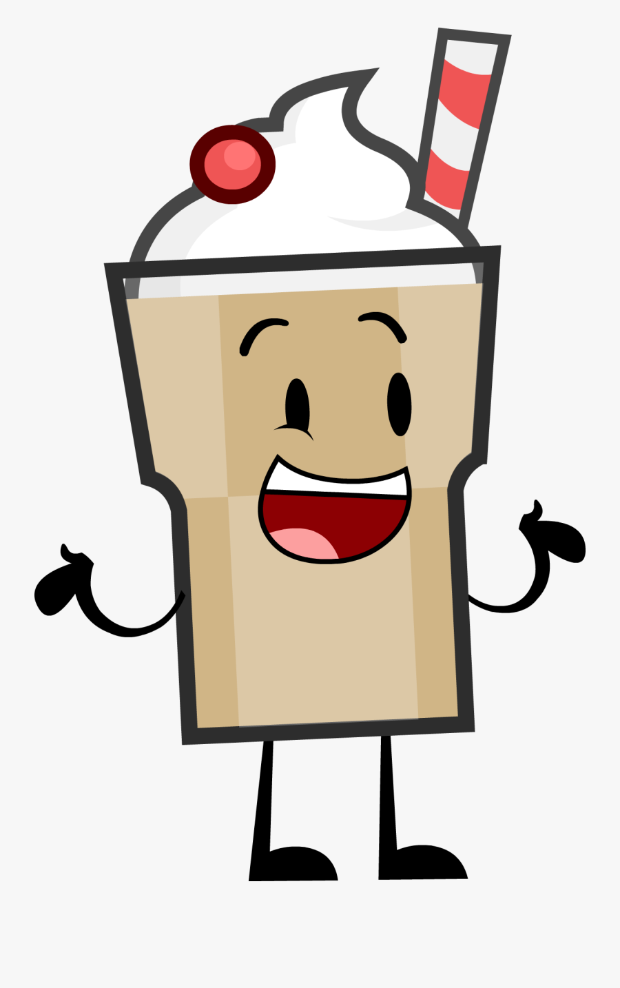 The Land Of Brimton Wiki - Happy Cartoon Milkshake Png, Transparent Clipart