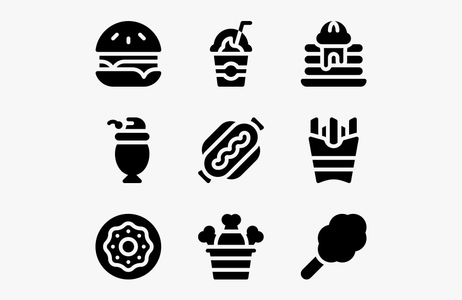 Fast Food, Transparent Clipart