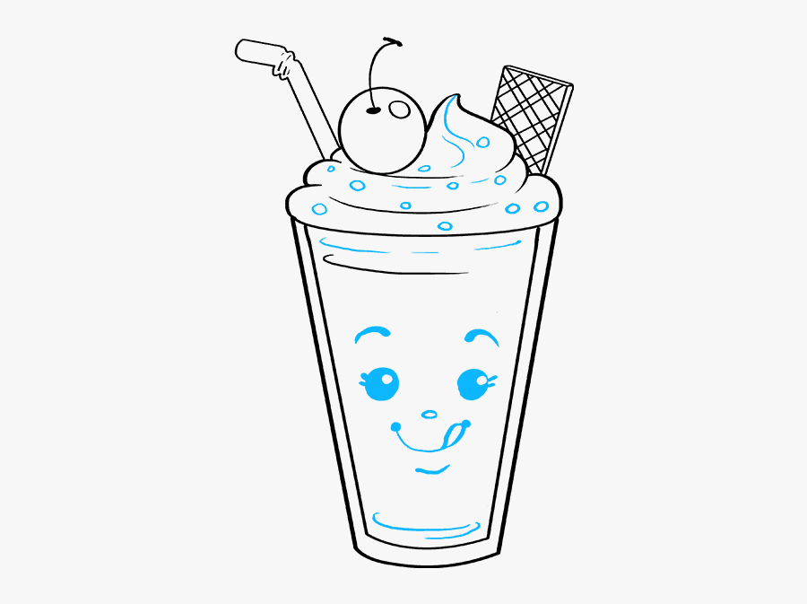 How To Draw Milkshake, Transparent Clipart