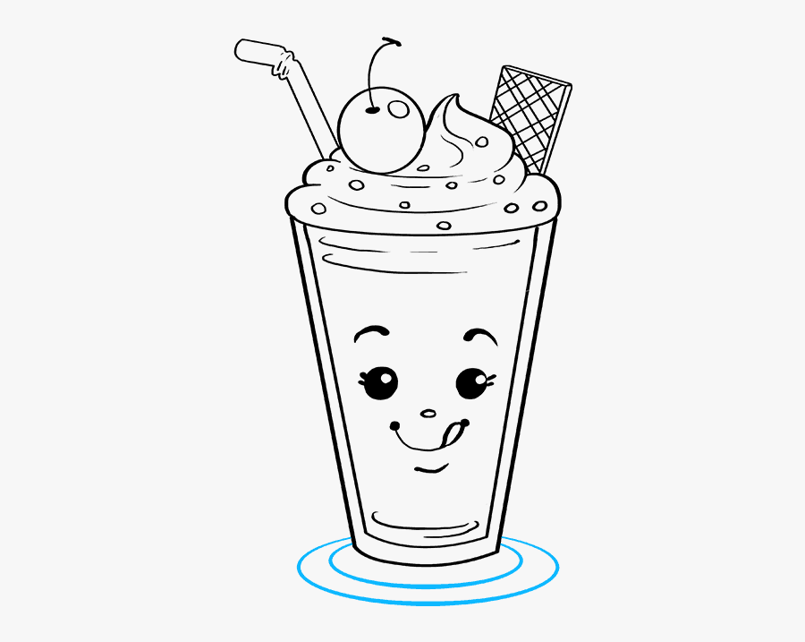 How To Draw Milkshake, Transparent Clipart