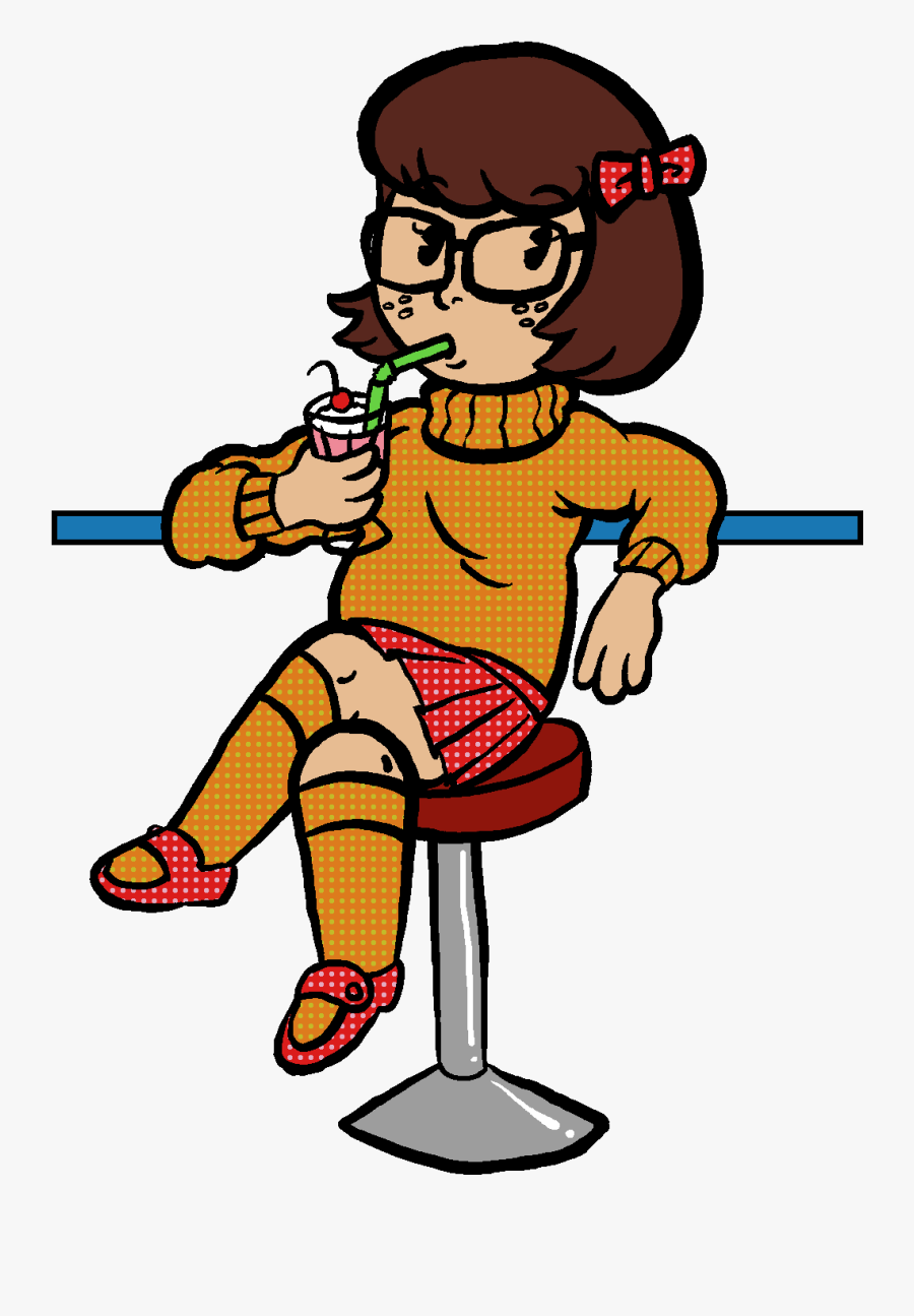 Velma Milkshake Adventure Dx - Cartoon, Transparent Clipart