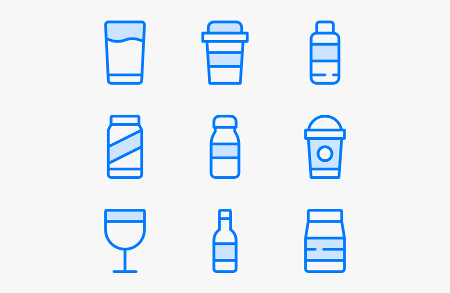 Drinks - Milk Tea Icon Minimalist, Transparent Clipart