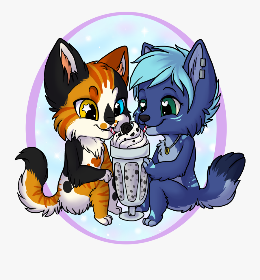 Milkshake Girls - Cartoon, Transparent Clipart