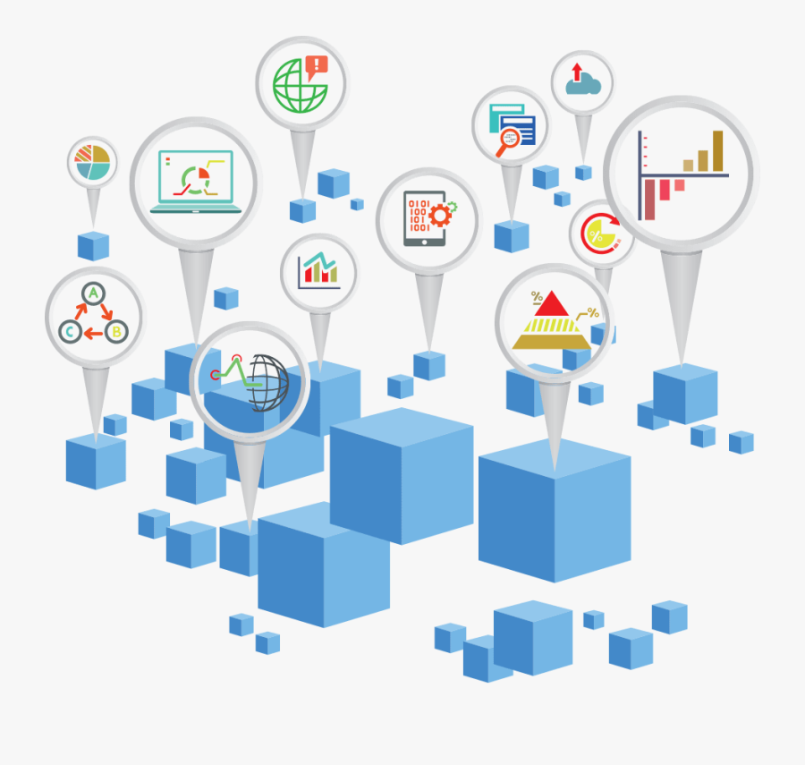 Demand For Digital Services - Digital Marketing Background Png, Transparent Clipart