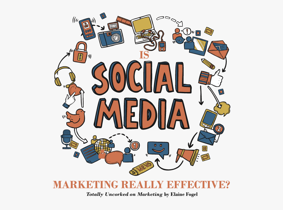Social Media Marketing Effectiveness Image, Transparent Clipart