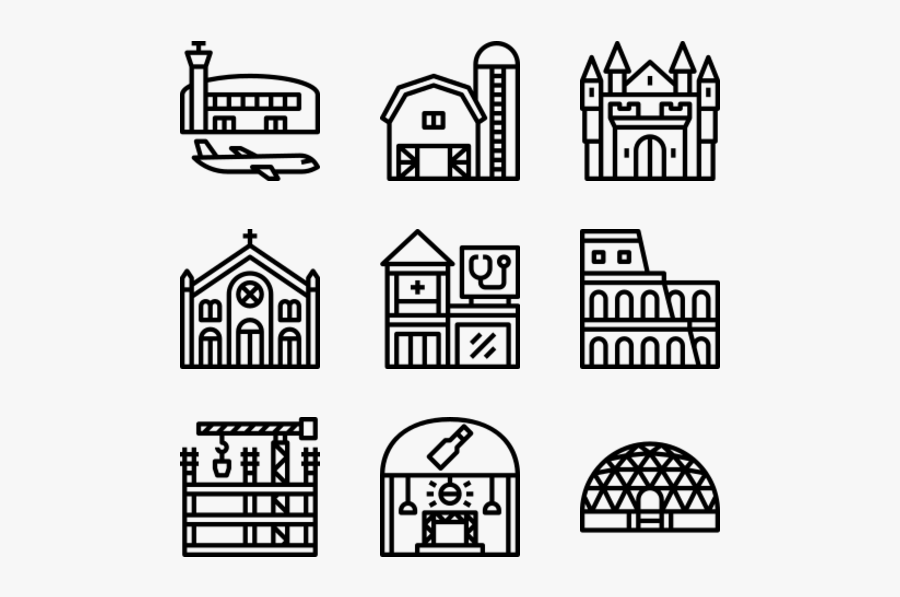 Building - Vector Teacher Icon, Transparent Clipart