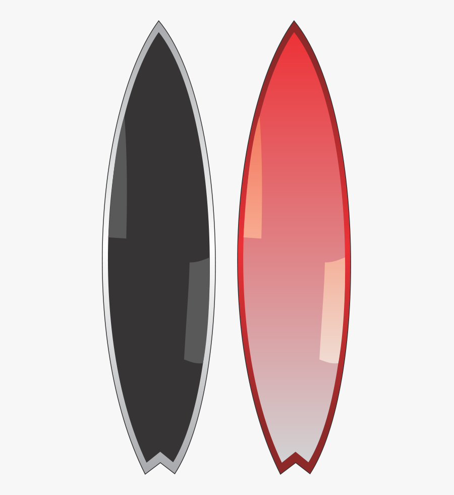 Surf Boards Clipart, Vector Clip Art Online, Royalty - Paddle Board Png Clip Art, Transparent Clipart