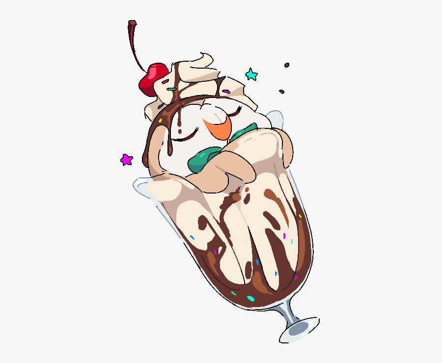 Image - Rowlet Ice Cream, Transparent Clipart