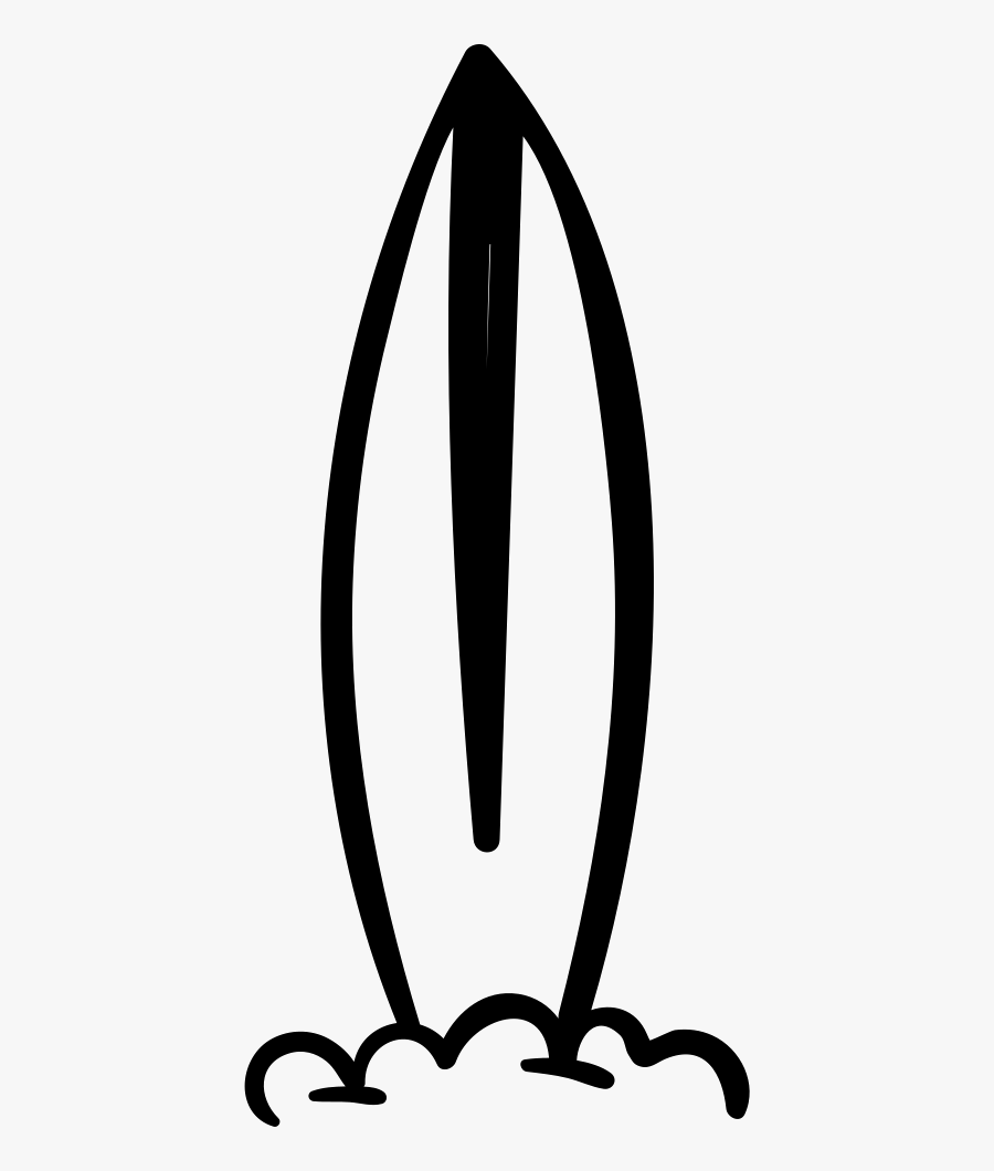 Surfboard - Surfboard Icon Png, Transparent Clipart