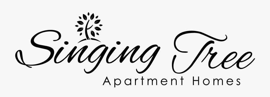 Singing Tree Apartment Homes Logo - Calligraphy, Transparent Clipart