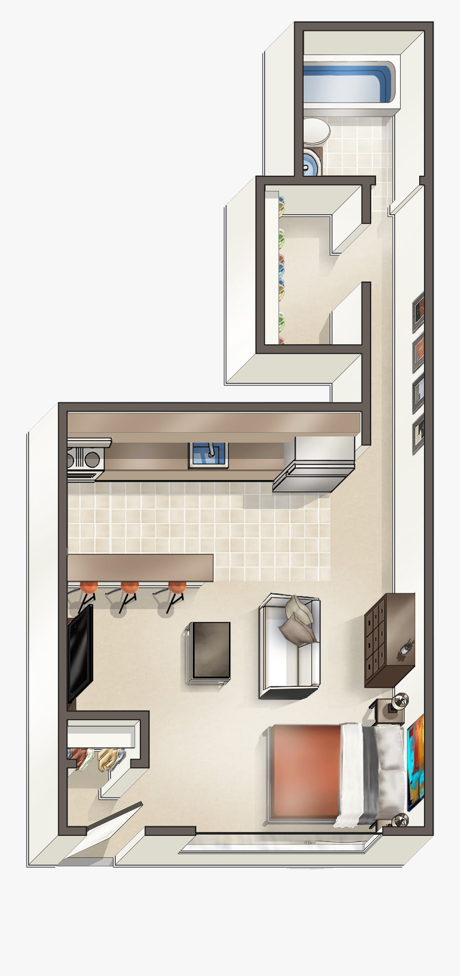 Clip Art In Rockville Md Grady - Floor Plan, Transparent Clipart