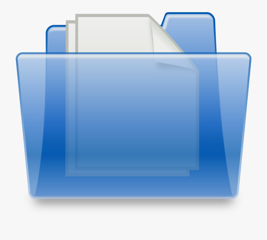 Carpeta De Escritorio Icono, Transparent Clipart