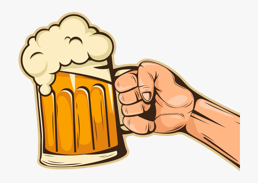 You Get Free Great Draft Beer - Convite Happy Hour Aniversario, Transparent Clipart