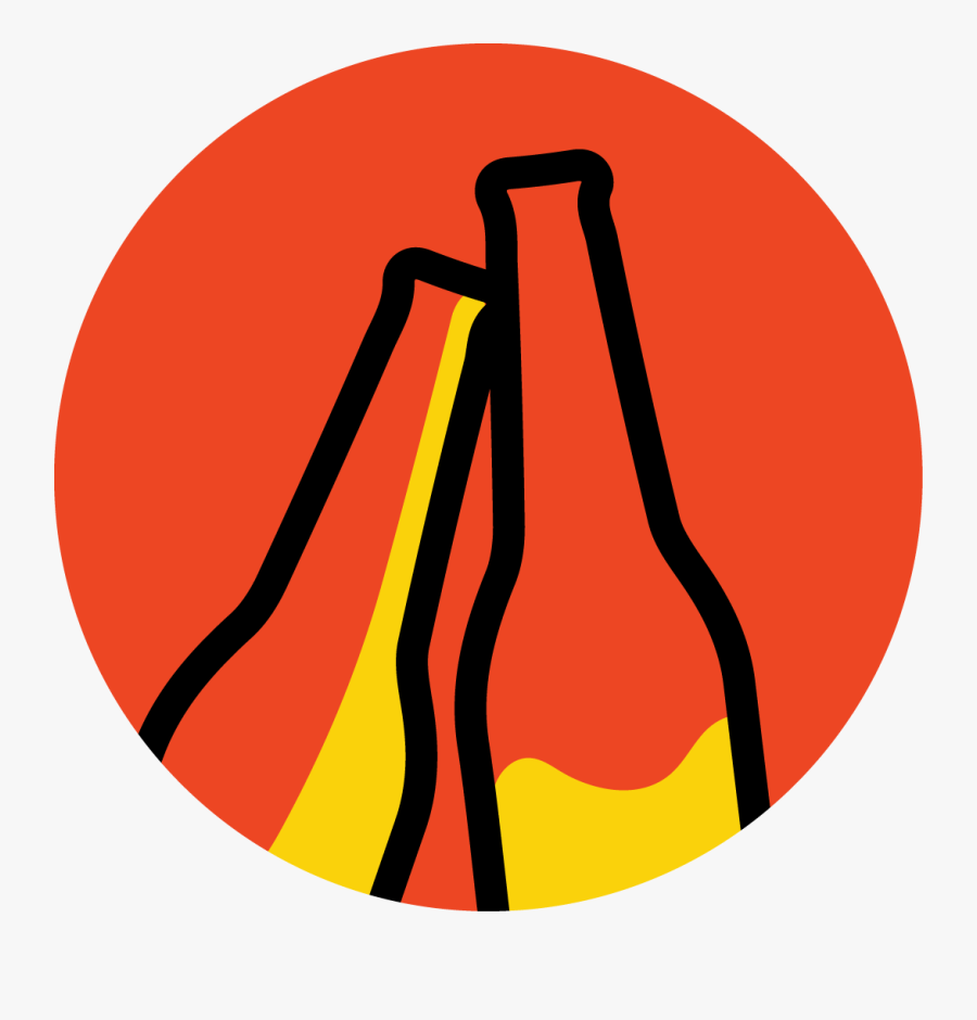 Happy Hour Icon, Transparent Clipart