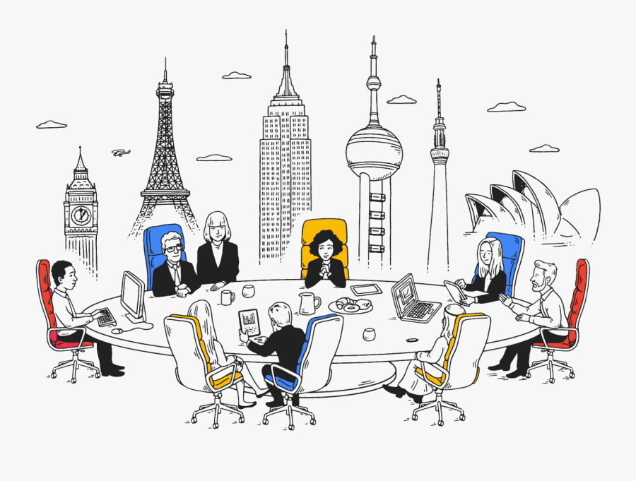 Sonic Meeting 1200x863-1 - G Suite All Together Now, Transparent Clipart