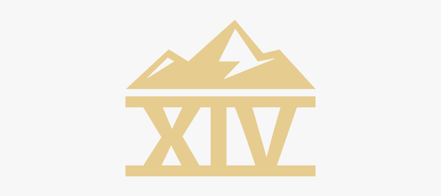 1-xiv Yellow - Triangle, Transparent Clipart
