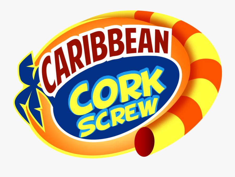 Caribbean Cork Screw Logo - Circle, Transparent Clipart