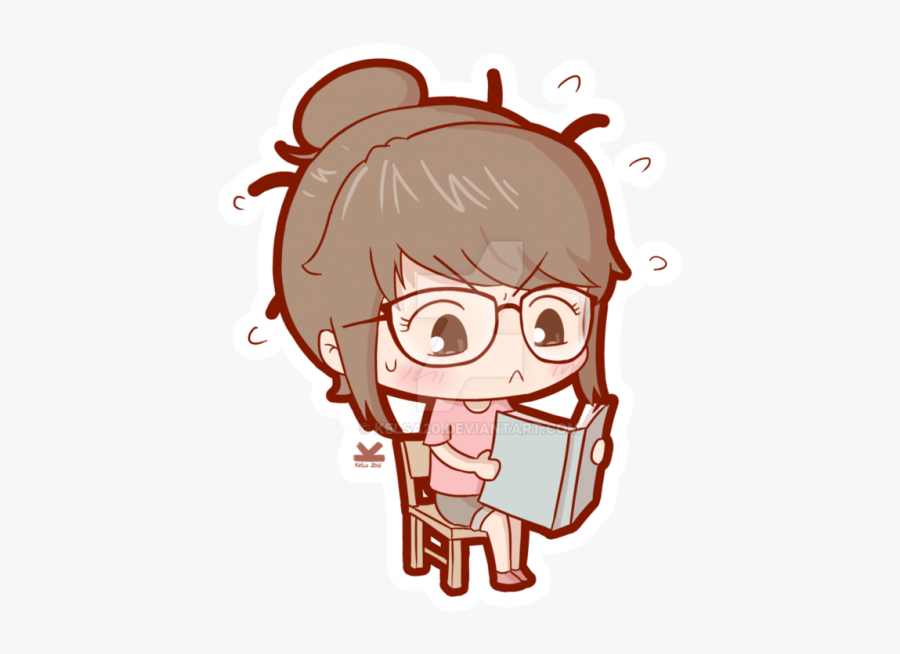 Anime Chibi Study Png - Anime Study Png, Transparent Clipart