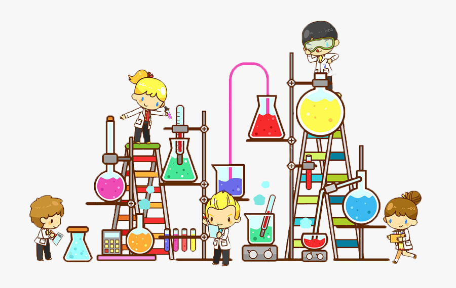 Transparent Beaker Clipart - Crianças Cientistas Desenho, Transparent Clipart