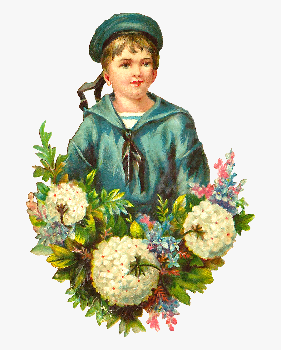 Vintage Clipart Of Boys, Transparent Clipart