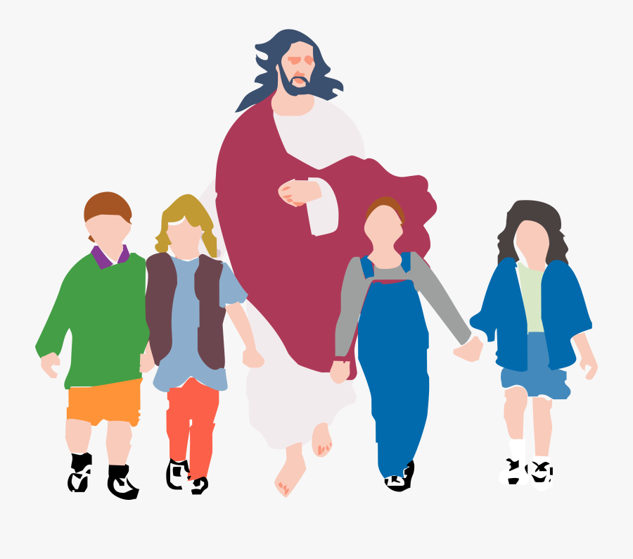 Walking With Jesus Clipart - Walk With Jesus Png, Transparent Clipart