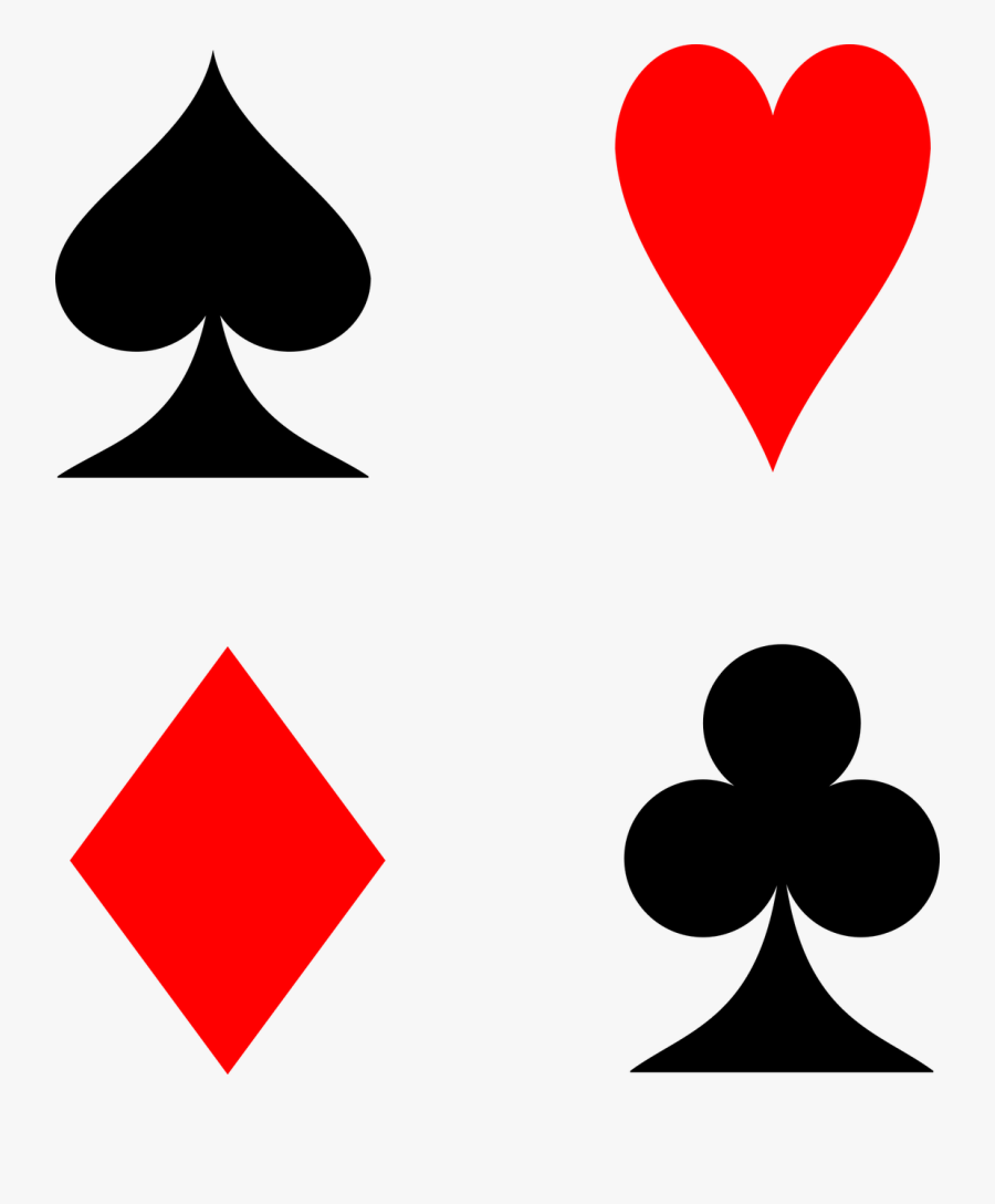 Playing Cards, Cards, Suit, Spades, Hearts, Diamonds - Corazones De Las Cartas, Transparent Clipart