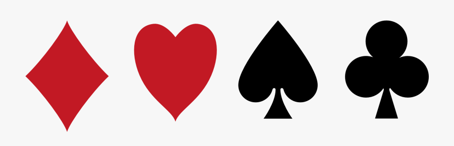 Transparent Card Suits Png, Transparent Clipart