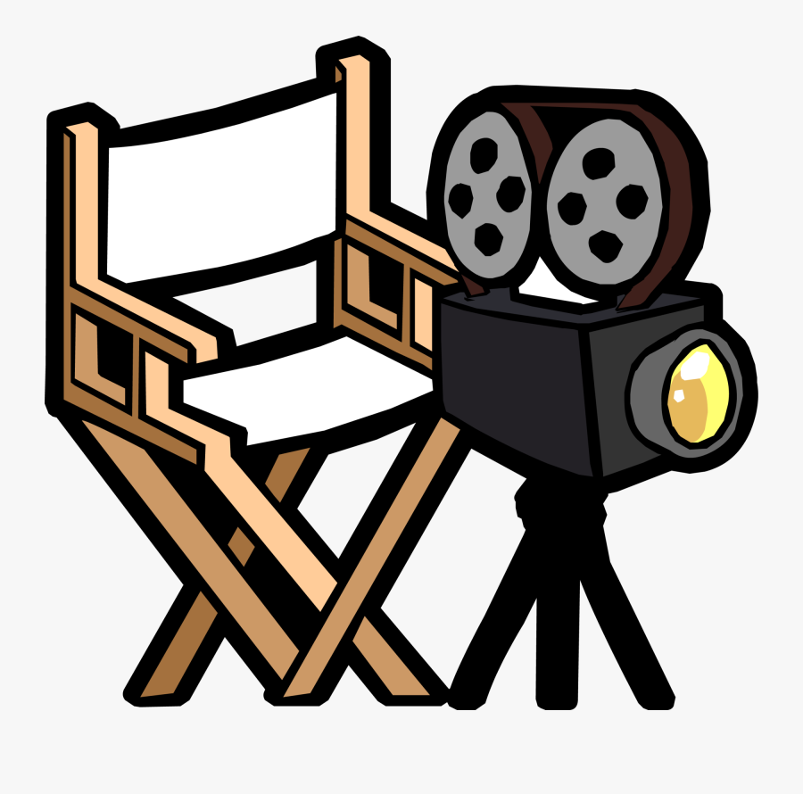 Cartoon Director Chair Transparent, Transparent Clipart