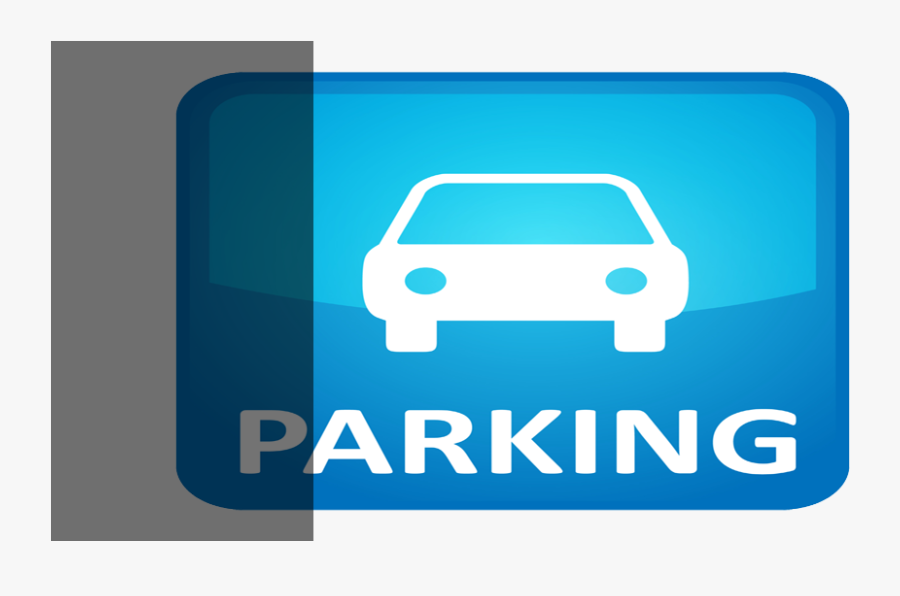 Clipart Car Parking - Parking With Vehicle Signage, Transparent Clipart