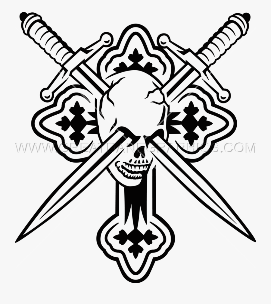 Cross And Sword Icon, Transparent Clipart