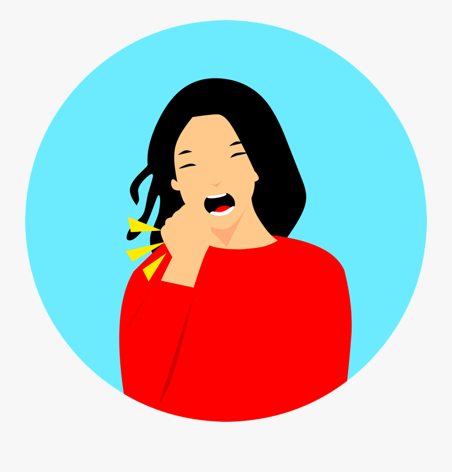 Cough, Cold, Flu, Woman, Disease, Face, Fever, Health - Khansi Ka Ilaj Pregnancy, Transparent Clipart