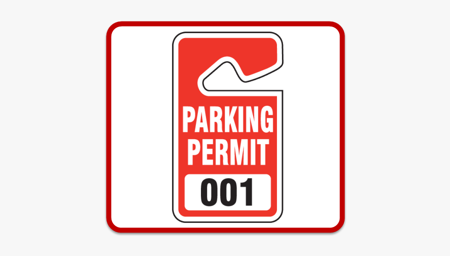 Parking Lot Permits - Parking Lot Permit, Transparent Clipart