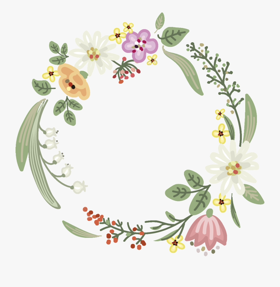 Transparent Stock Garland Vector - Vector Flower Png Free Download, Transparent Clipart