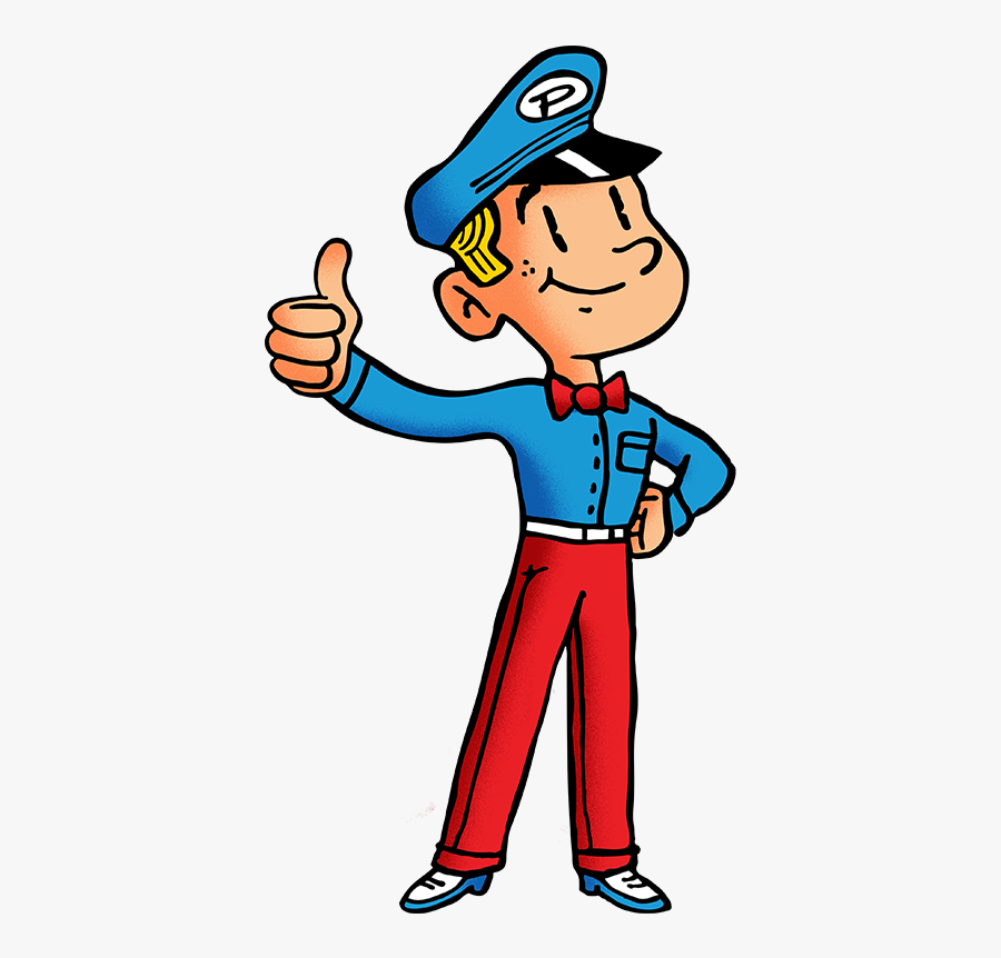 Parking Guy - Cartoon, Transparent Clipart