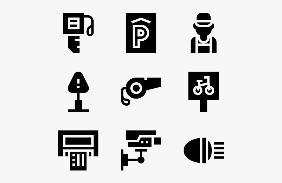 Parking - Illustration, Transparent Clipart