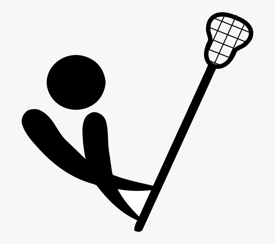 Sport, Logo, Stickman, Stick Figure, Matchstick Man - Lacrosse Stick Clip Art, Transparent Clipart
