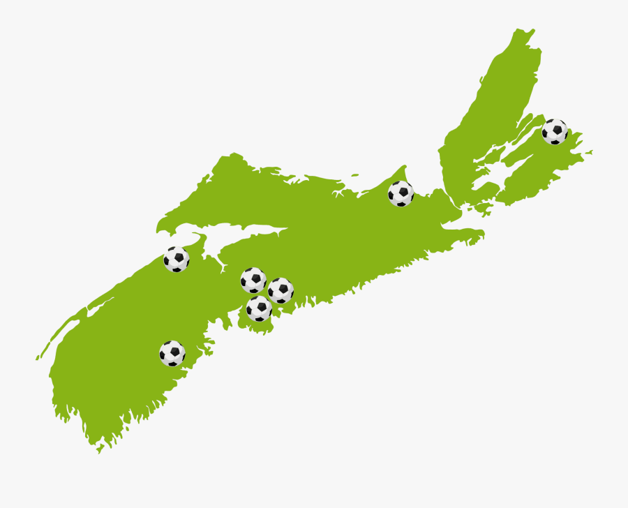 Federal Riding Map Nova Scotia, Transparent Clipart