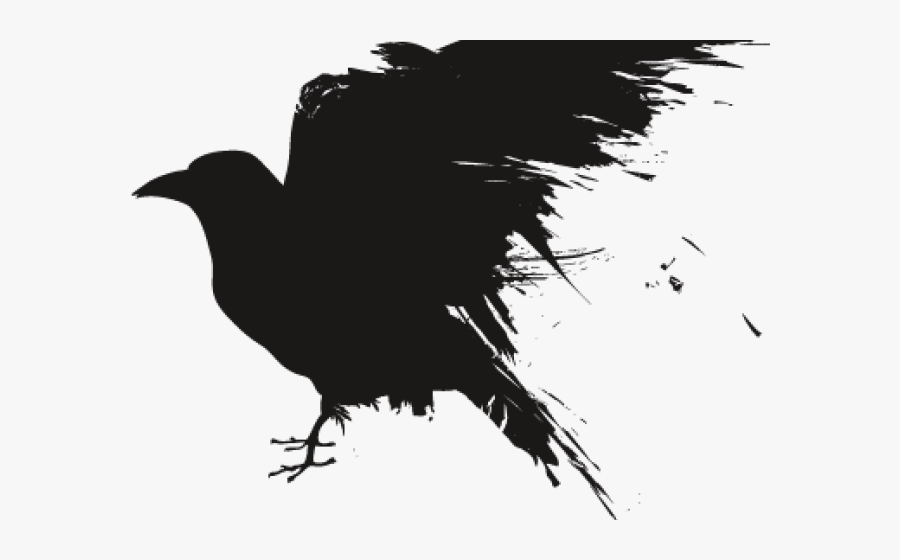 Raven Clipart Tumblr Transparent - Haikyuu Fly Crow, Transparent Clipart