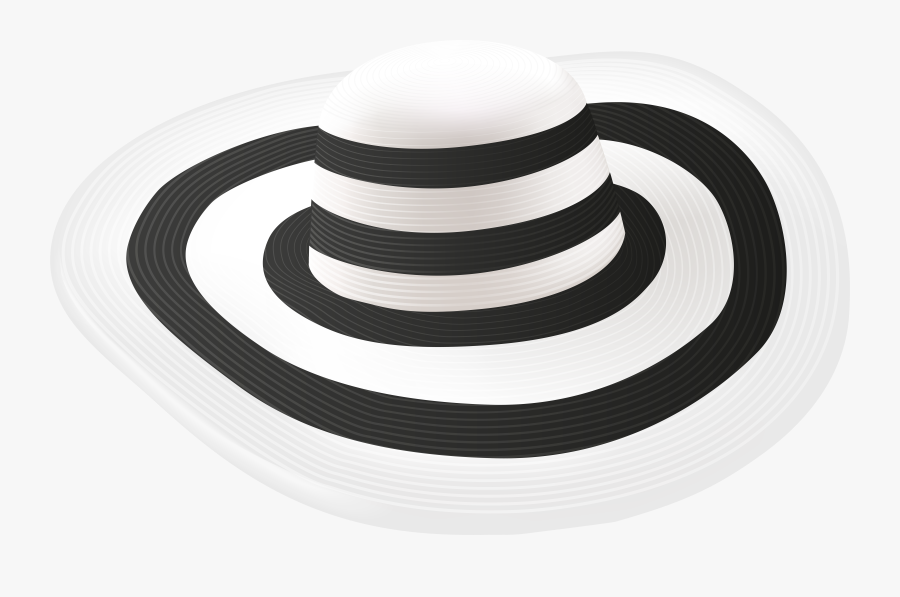 Beach Sun Hat White Png Clip Art Image - Circle, Transparent Clipart
