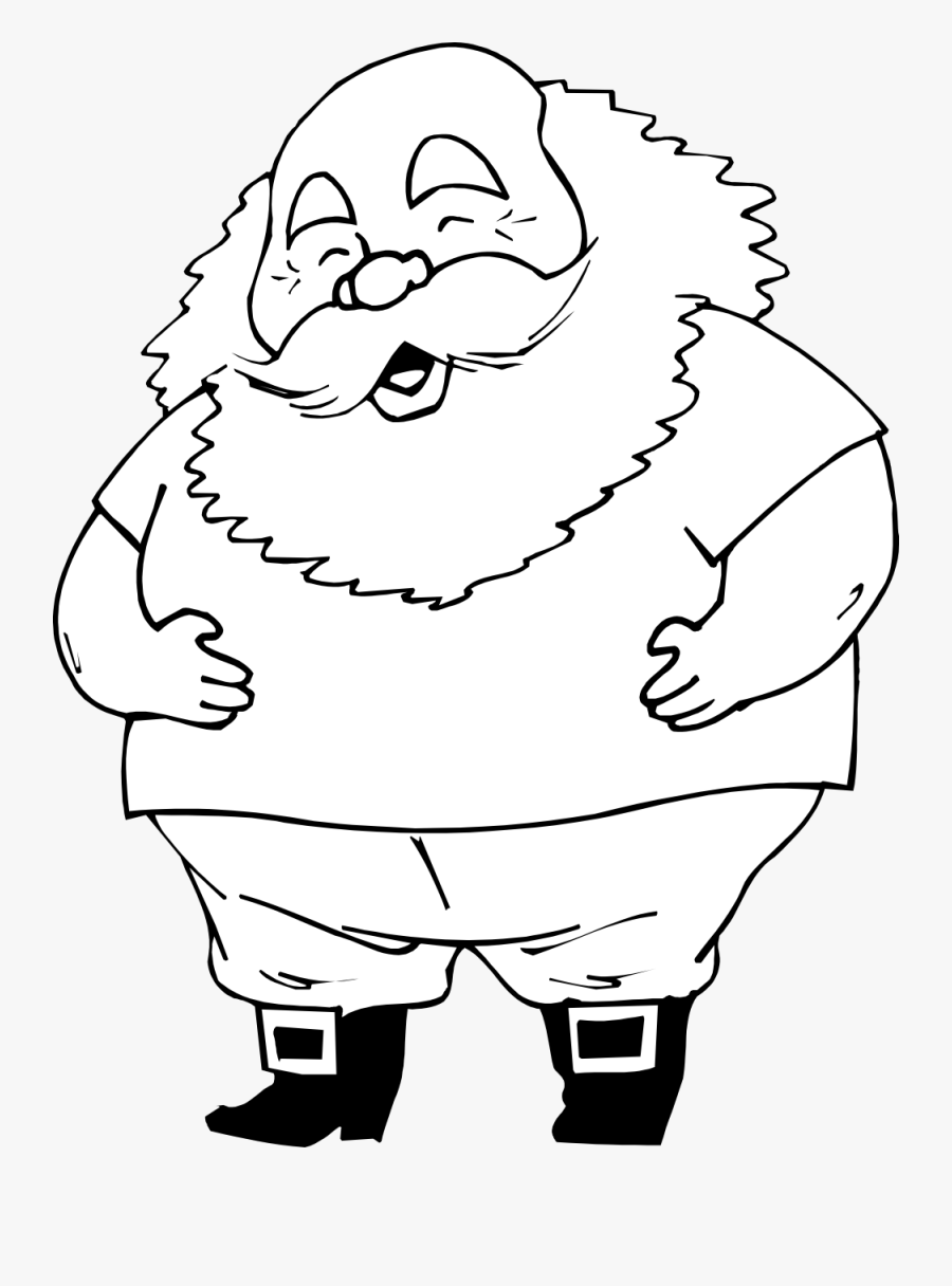 Artfavor Santa Claus 7 Scalable Vector Graphics Svg - Santa Claus Bald, Transparent Clipart