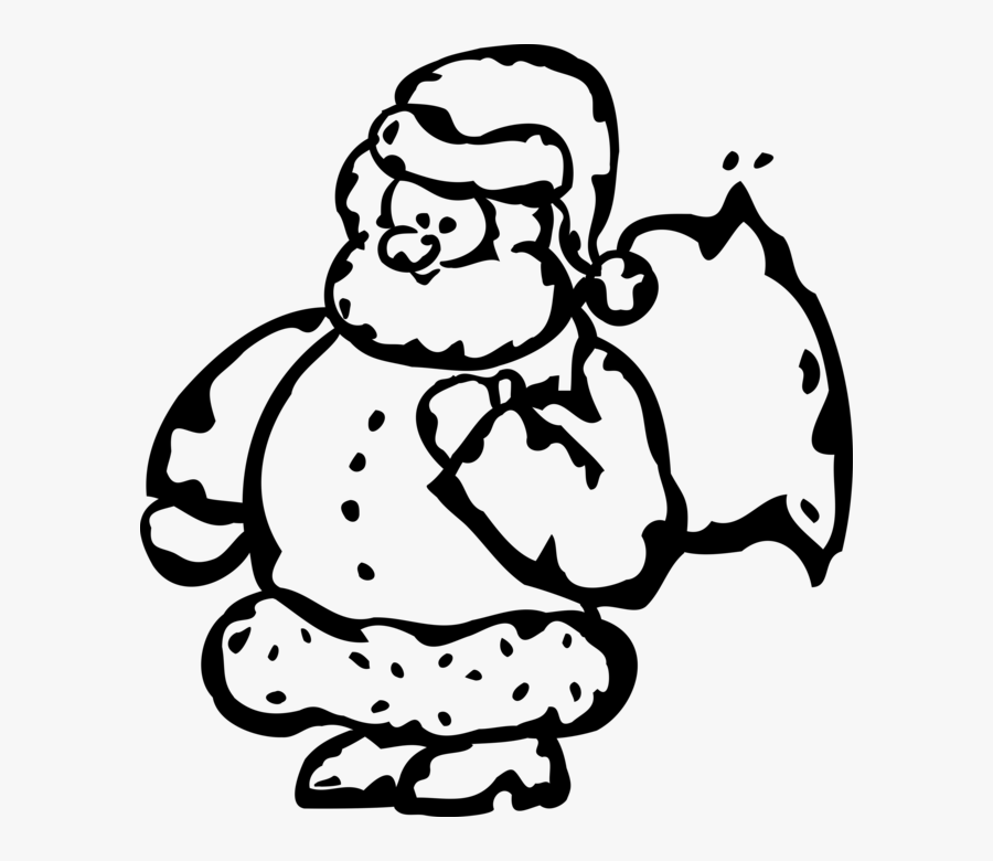 Vector Illustration Of Santa Claus, Saint Nicholas,, Transparent Clipart