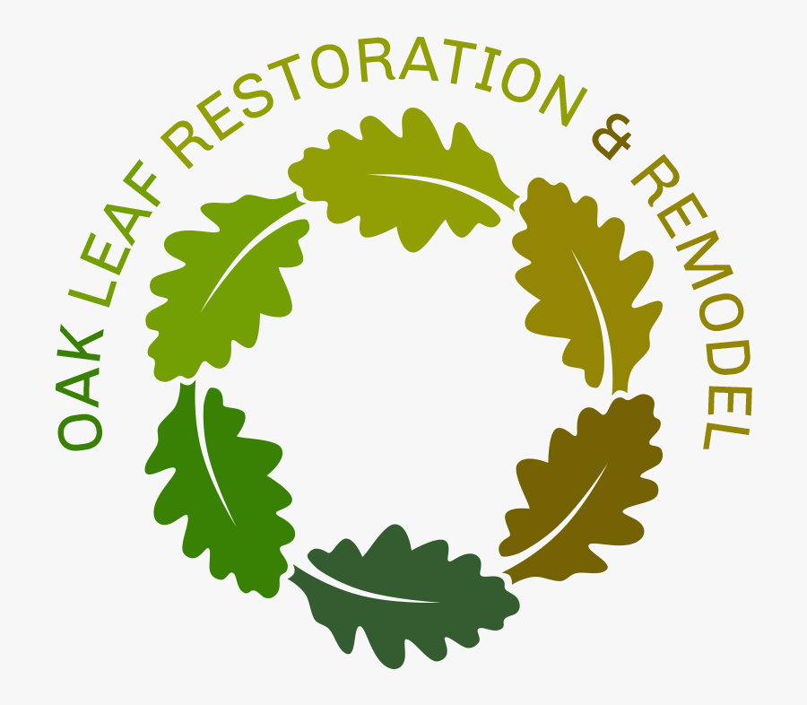 Oak Leaf Restoration, Roofing, Remodel - Hoja De Roble Logo, Transparent Clipart