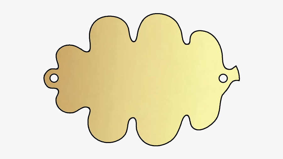 Blank Oak Leaf Plaque By Metallic Garden, Transparent Clipart