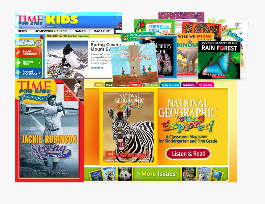 Informational Books For Kindergarten, Transparent Clipart