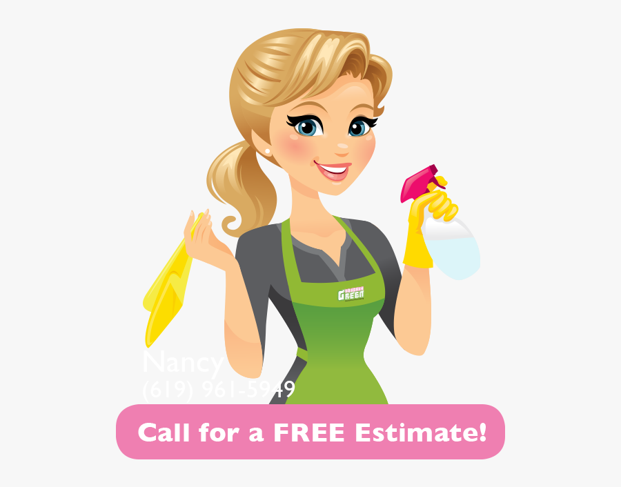Maid Service, Transparent Clipart